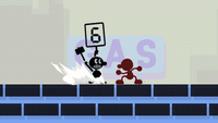 Mr Game & Watch Side B SSBU 1.gif