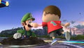 Luigi buried in Super Smash Bros. for Wii U
