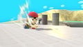 Ness using PK Fire in Super Smash Bros. for Wii U
