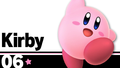 Kirby's fighter card.