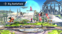 Eight characters on Big Battlefield, from its reveal video.