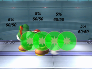 Yoshi (SSBB)/Hitboxes - SmashWiki, the Super Smash Bros. wiki