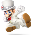Mario in his Wedding costume, as it appears in Super Smash Bros. Ultimate.