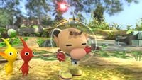 Olimar's first idle pose in Super Smash Bros. for Wii U.