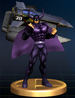 Black Shadow trophy from Super Smash Bros. Brawl.