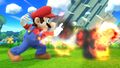 Mario's Fireball in Super Smash Bros. for Wii U.