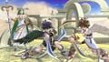 The Kid Icarus series playable characters on Skyworld in Ultimate.