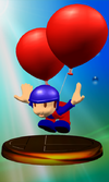 Balloon Fighter trophy from Super Smash Bros. Melee.