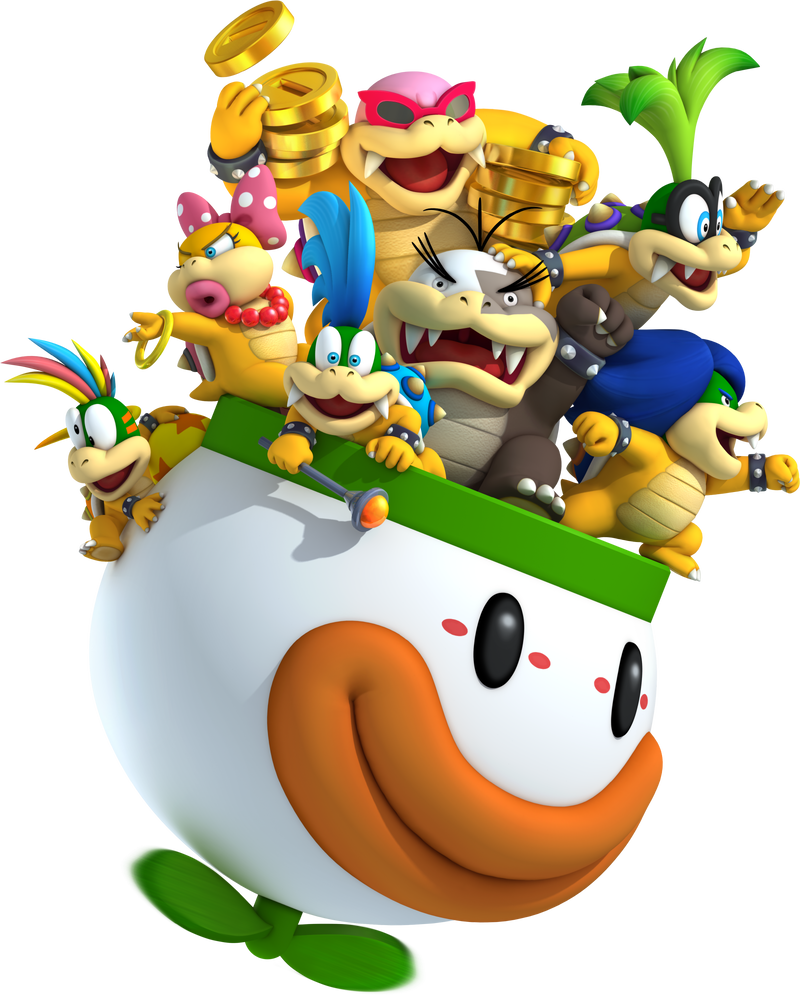 Bowser Jr And The Koopalings Smash Bros
