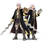 Both Robin's as they appear in Super Smash Bros. 4.