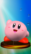 Kirby trophy from Super Smash Bros. Melee.
