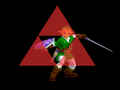 Link's second victory pose in Melee
