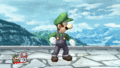 Luigi's down taunt.
