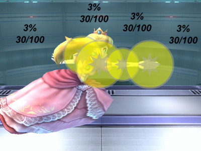 Peach (SSBB)/Hitboxes - SmashWiki, The Super Smash Bros. Wiki