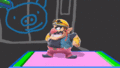 Wario's down taunt.