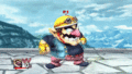 Wario's side taunt.