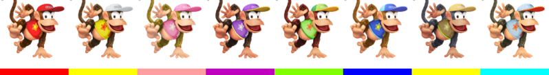 File:Diddy Kong Palette (SSB4).png