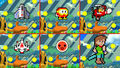 Some other Namco characters that can pop up in Pac-Man's up taunt.