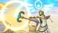 Palutena using Explosive Flame on the stage.