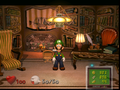 The Study as it originally appeared in Luigi's Mansion.
