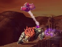 Beast Ganon's dash attack
