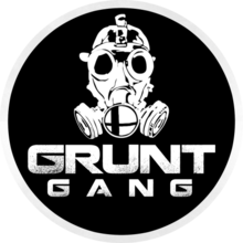 This is the logo for the WiFi Crew Grunt Gang, designed by former member Ness 33rd.