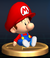 Baby Mario trophy in Super Smash Bros. Brawl.