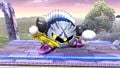 Meta Knight with a cracked mask.