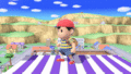 Ness' down taunt.