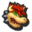 Bowser's stock icon in Super Smash Bros. for Wii U.