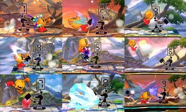 All of Judge's effects in Super Smash Bros. for Nintendo 3DS.