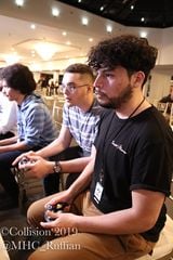 The picture Hackoru wants to be his main image. Him competing at Collision 2019