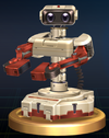 R.O.B. trophy from Super Smash Bros. Brawl.