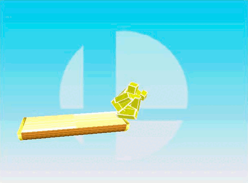 Captain Falcon Down Tilt Hitbox Smash 64.gif