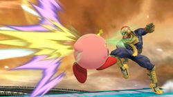 Captain Falcon performing the Gentleman in Super Smash Bros. for Wii U.