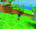 The Green Hill zone as seen in Sonic Adventure 2.