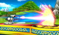 Super Robo Beam in Super Smash Bros. for Nintendo 3DS.