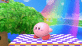 Kirby's side taunt.