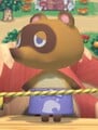 Tom Nook, in his Nook Cranny outfit, in Ultimate.