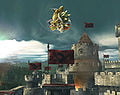 Using Flying Slam on Wario on Castle Siege.