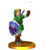 'Ocarina of Time Link' Trophy from Smash 3DS.