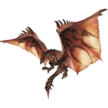 Official render of Rathalos, white background removed by uploader.