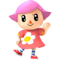 Villager (female) as she appears in Super Smash Bros. 4.