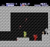 Gameplay of Zelda II: The Adventure of Link.