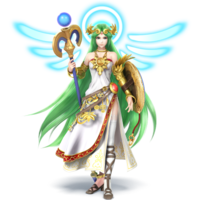 Palutena as she appears in Super Smash Bros. 4.