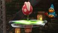Piranha Plant using Piranhacopter in the stage.