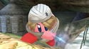 Kirby using Needle Storm on Hyrule Temple.