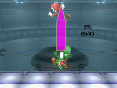 Yoshi (SSBB)/Hitboxes - SmashWiki, The Super Smash Bros. Wiki