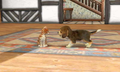 The Country Home living room as it originally appeared in Nintendogs + Cats.