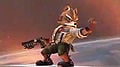 Fox with his Blaster in his hand, as seen in the Nintendo World 2007 trailer.